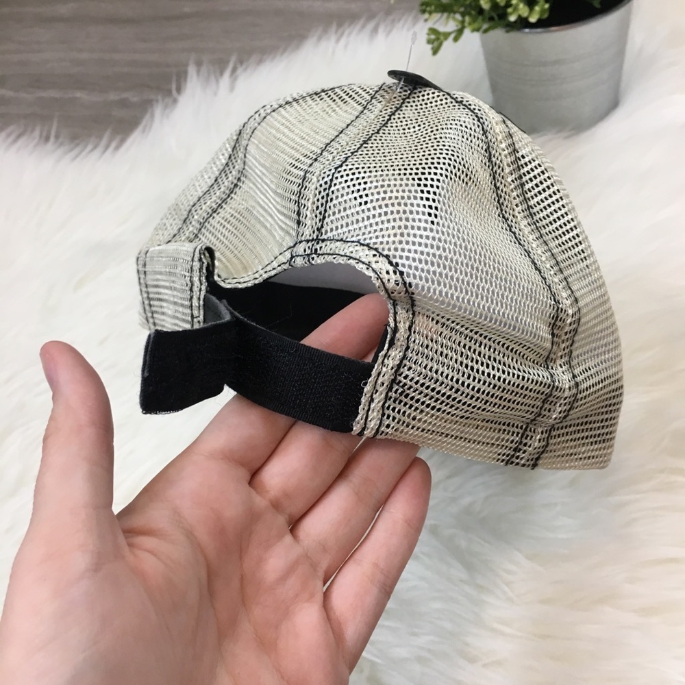 WEEKEND VIBES Distressed Mesh Baseball Cap - Picture 6 of 8